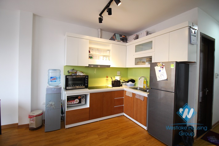 Modern apartment with a huge balcony for rent in Nghi Tam area, Tay Ho district 