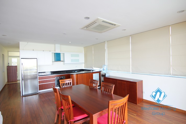 Beautiful apartment with big  balcony for rent in Tay Ho area 