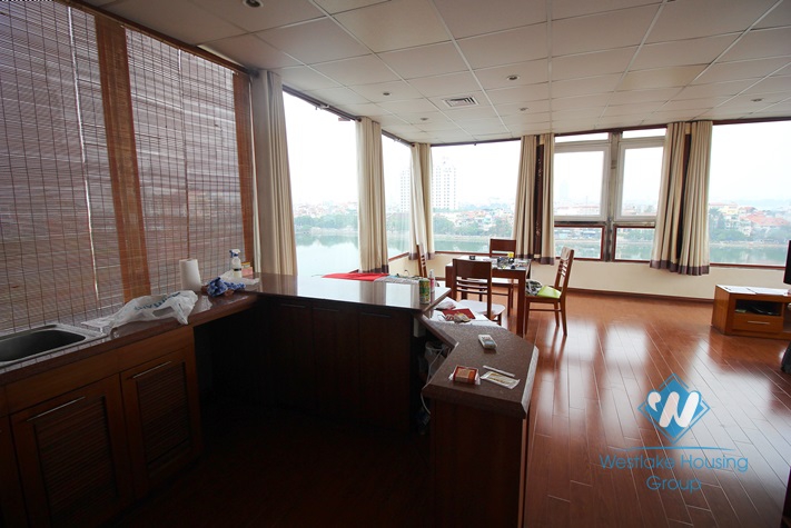 Lake view modern styled apartment for rent in Tay Ho, Hanoi