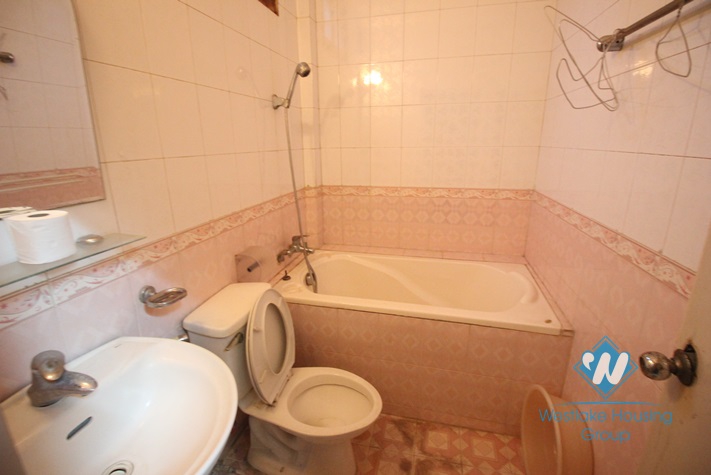 Inexpensive large house with garden and rooftop terrace for rent in Tay Ho, Hanoi