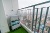 Bright and Fully Furnished Two Bedrooms Apartment for Rent in Trung Kinh st, Cau Giay district, Hanoi