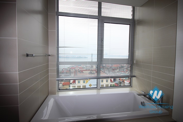 Three bedrooms apartment with great lake view for rent in Watermark, Tay Ho, Hanoi.