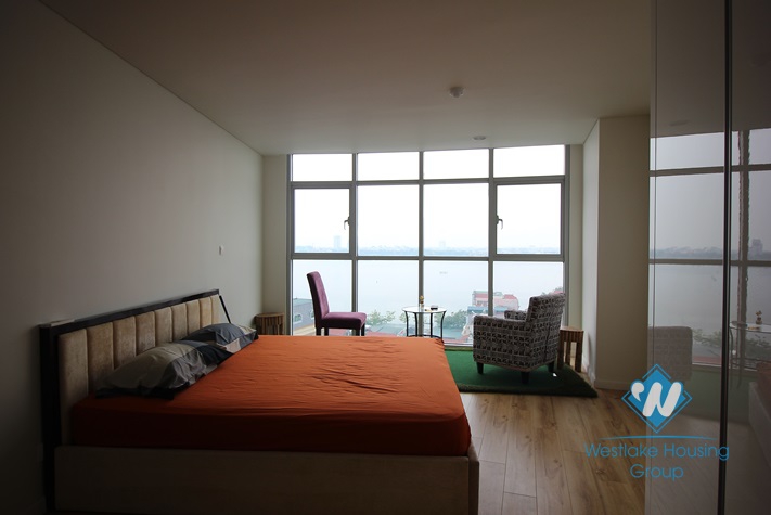 Modern and brand new apartment for rent in Watermark Tower, Tay Ho, Hanoi.