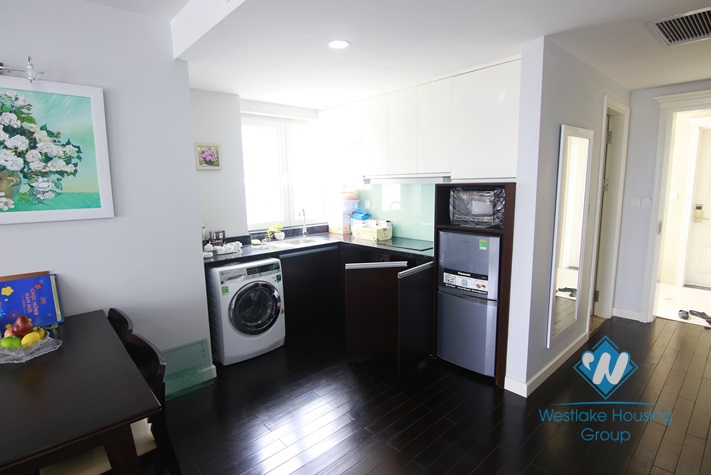Modern one bedroom apartment for rent in Cua Bac st, Ba Dinh district.