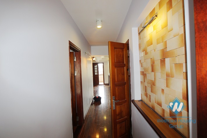 Beautiful apartment for rent in Yen Phu, Tay Ho District, Ha Noi