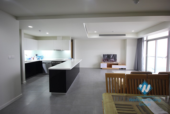 Three bedrooms apartment with great lake view for rent in Watermark, Tay Ho, Hanoi.