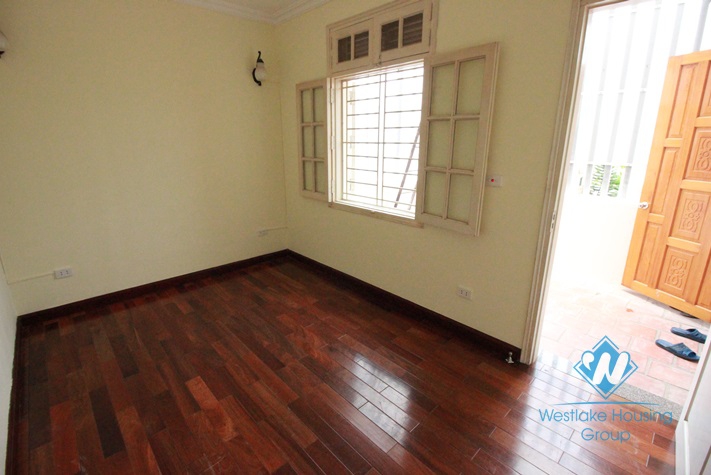 Wood floor house with a lot of light and 4 bedrooms for rent in Peach garden - Westlake, Tay Ho, Hanoi, Vietnam