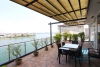Beautiful apartment with big  balcony for rent in Tay Ho area 