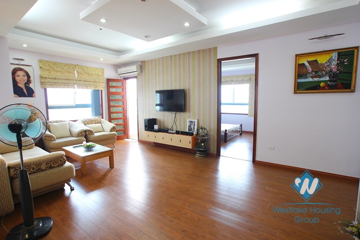 High floor nice apartment for rent in Vuon Dao area, Tay Ho district, Hanoi