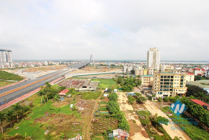 High floor nice apartment for rent in Vuon Dao area, Tay Ho district, Hanoi