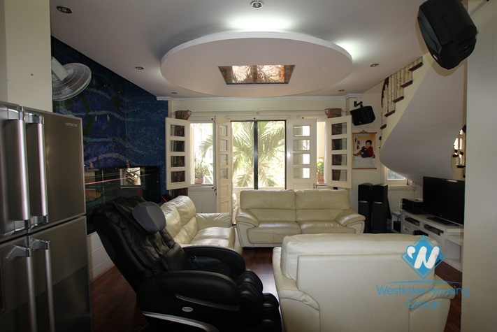 Beautiful house with big garden and swimming pool for lease in An Duong Vuong St, Tay Ho District, Ha Noi