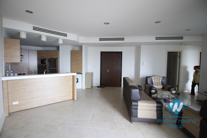 Lake view two bedrooms apartment for rent in Golden Westlake, Tay Ho, Ha Noi