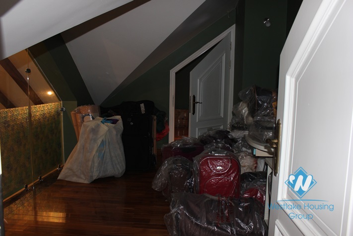 Big and high quality house with swimming pool for rent in Vuon Dao, Tay Ho, Ha Noi