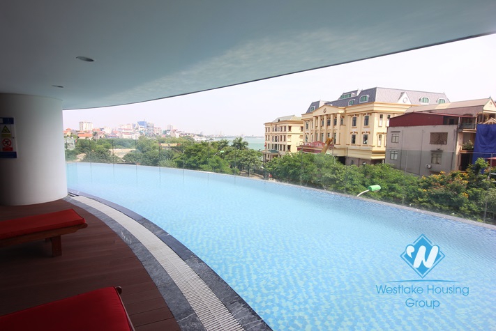 Super modern lakeview apartment for rent in Watermark Ho Tay, Hanoi