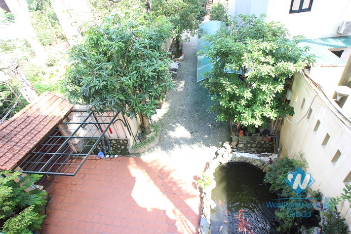 Beautiful house with big garden and swimming pool for lease in An Duong Vuong St, Tay Ho District, Ha Noi