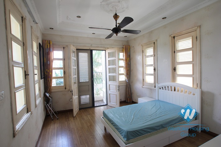 Beautiful house with big garden and swimming pool for lease in An Duong Vuong St, Tay Ho District, Ha Noi