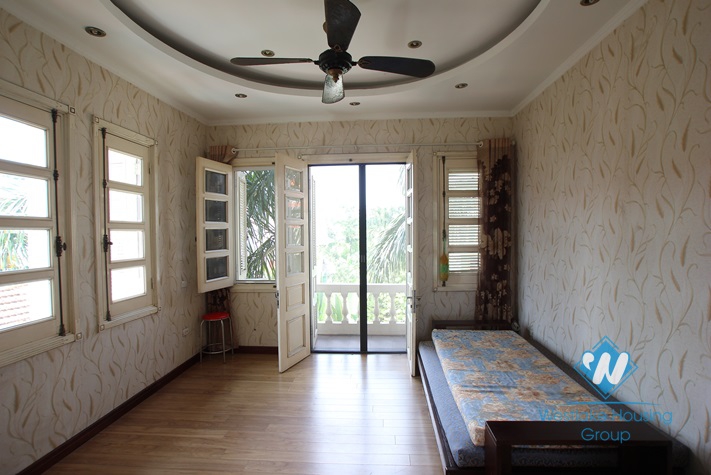 Beautiful house with big garden and swimming pool for lease in An Duong Vuong St, Tay Ho District, Ha Noi
