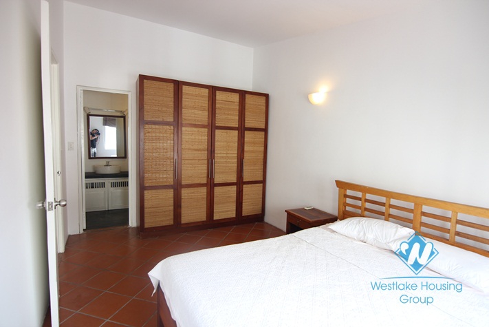 Balcony apartment for rent in Tay Ho district