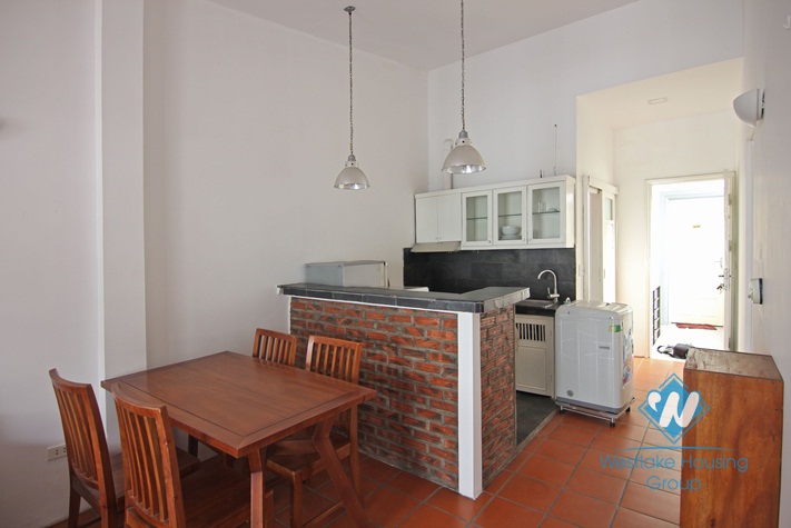 Balcony apartment for rent in Tay Ho district
