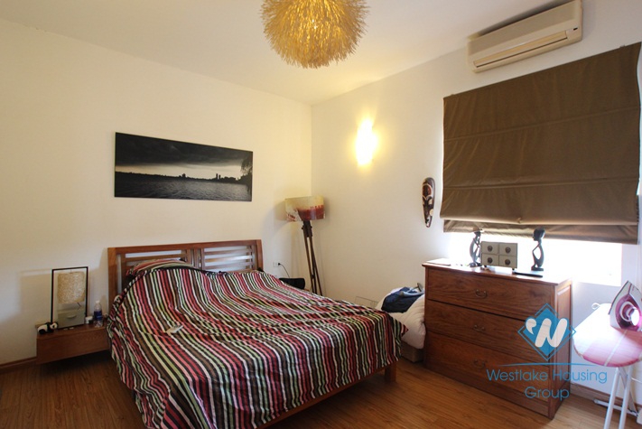 2 bedroom apartment for lease on Tay Ho street, Westlake area, Hanoi, fully furnished.