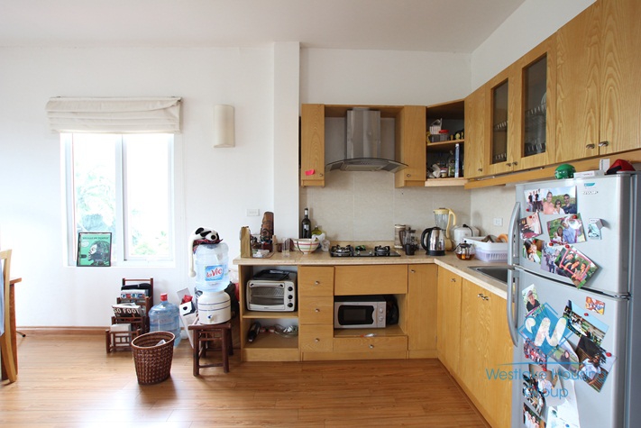 2 bedroom apartment for lease on Tay Ho street, Westlake area, Hanoi, fully furnished.