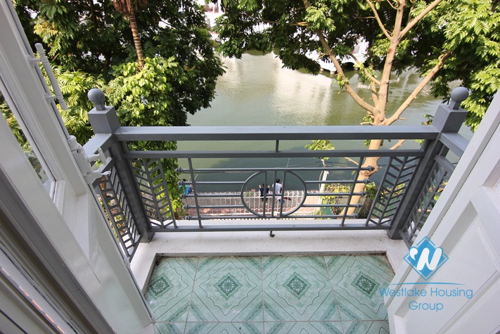 Newly renovated house beside the lake for rent in Westlake, Tay Ho area, Hanoi