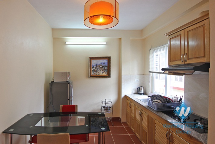 Nice serviced apartment for rent on Hoang Hoa Tham, Ba Dinh