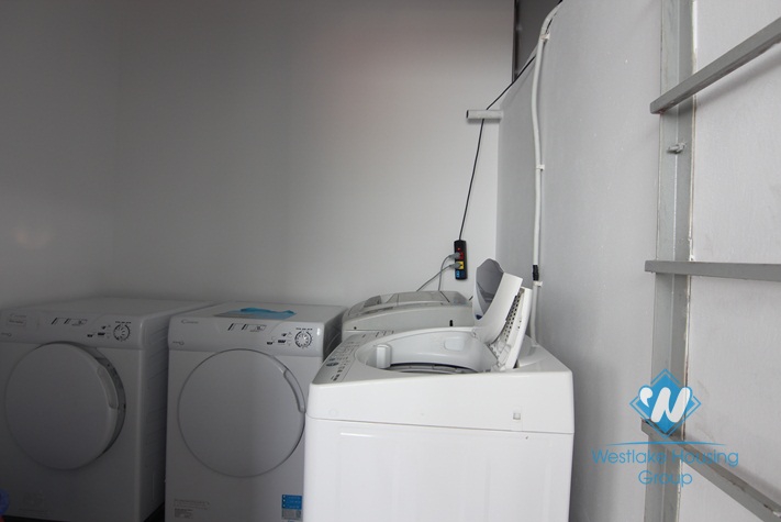 Lake view minimalist studio apartment for rent in Tay Ho