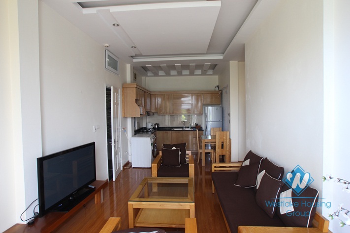 Apartment with lake view for rent in Tran Vu st, Ba Dinh district 