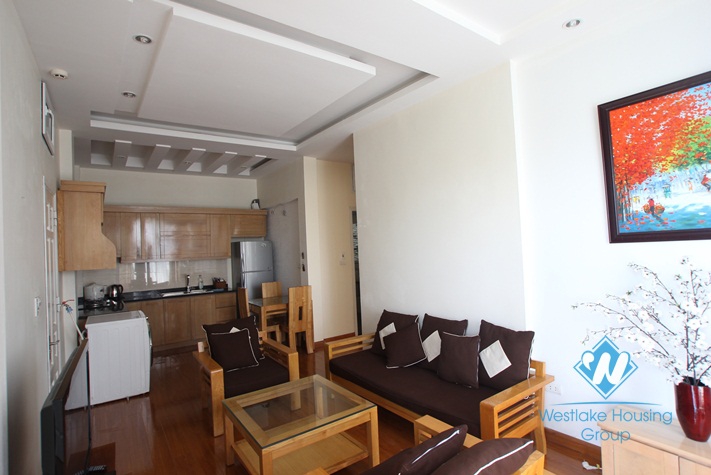 Apartment with lake view for rent in Tran Vu st, Ba Dinh district 