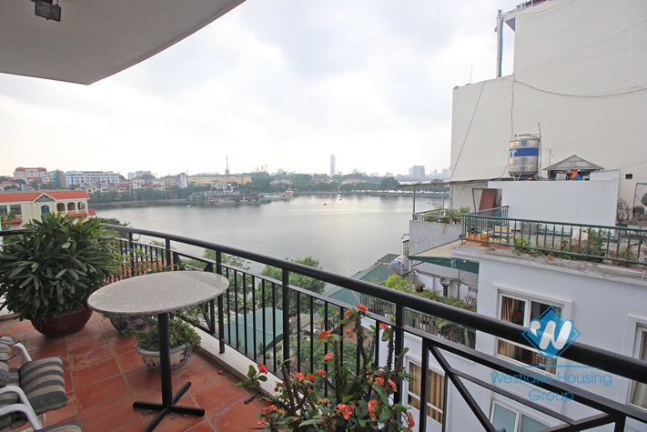 Stunning executive residence apartment for rent in Truc Bach lake, Ba Dinh, Hanoi 
