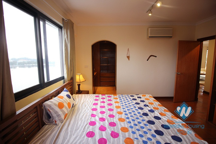 Stunning executive residence apartment for rent in Truc Bach lake, Ba Dinh, Hanoi 