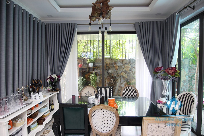 Gorgeous swimming pool garden villa for rent in Tay Ho