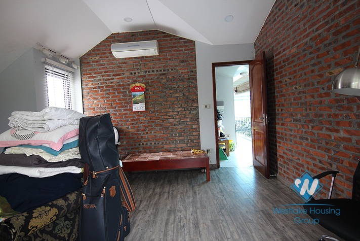 Gorgeous swimming pool garden villa for rent in Tay Ho