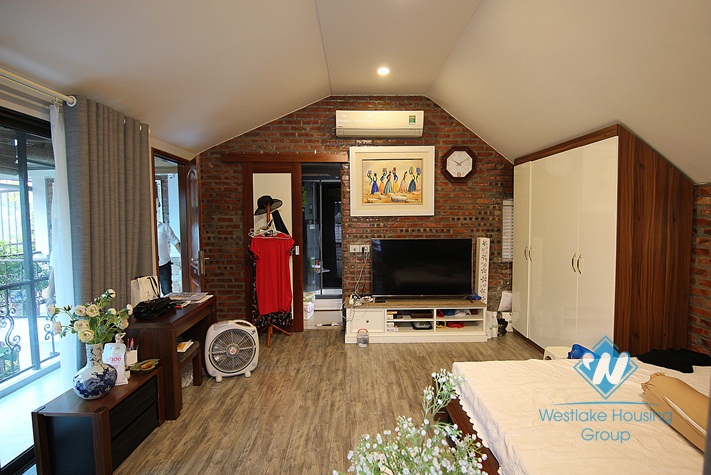 Gorgeous swimming pool garden villa for rent in Tay Ho