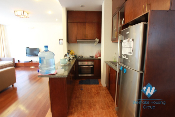 Apartment with a large terrace for rent in Xuan Dieu alley, Tay Ho