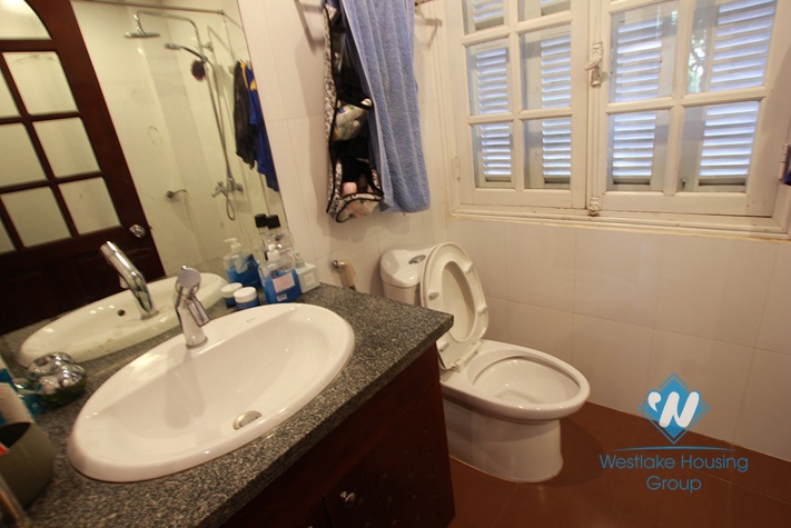 Apartment with a large terrace for rent in Xuan Dieu alley, Tay Ho