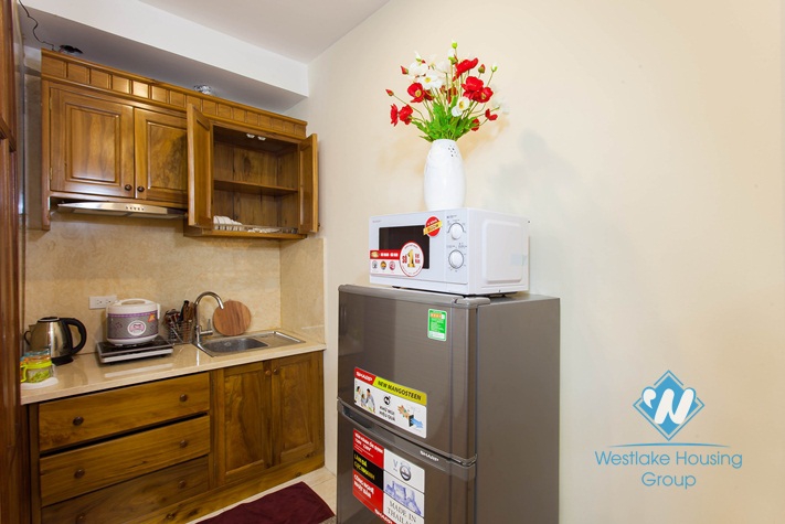 New serviced apartment with 2 big bedrooms for rent on Thuy Khue, Tay Ho