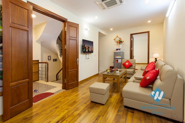 New serviced apartment with 2 big bedrooms for rent on Thuy Khue, Tay Ho