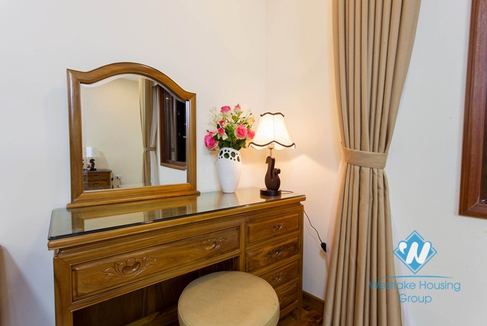 New serviced apartment with 2 big bedrooms for rent on Thuy Khue, Tay Ho