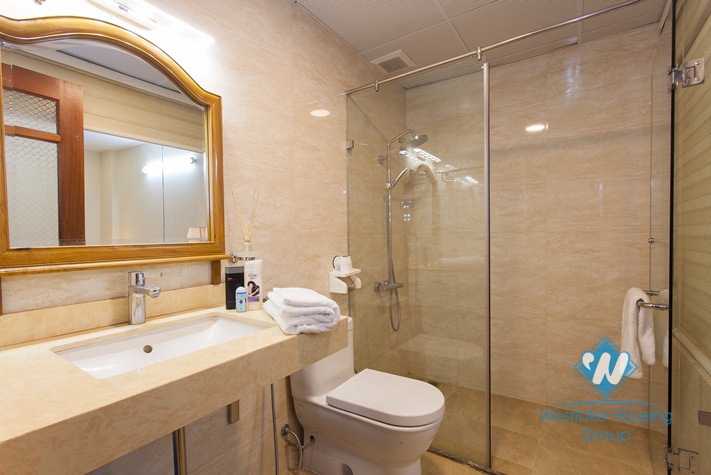 New serviced apartment with 2 big bedrooms for rent on Thuy Khue, Tay Ho