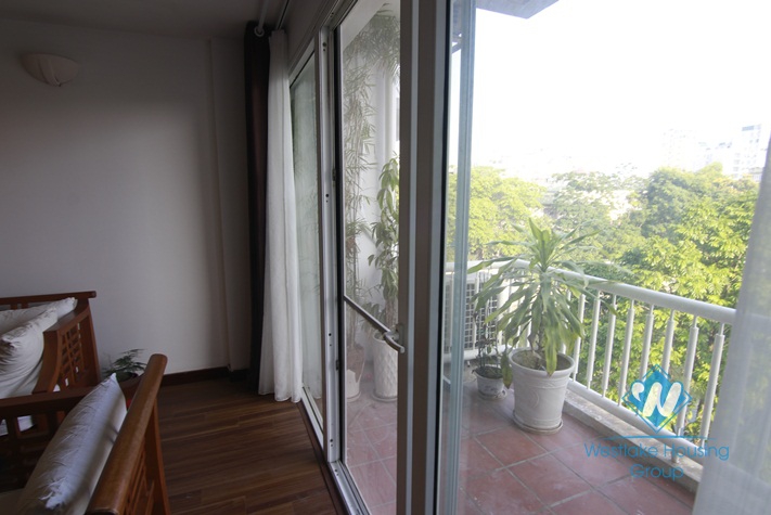 Lake view apartment for rent in Truc Bach, Hanoi
