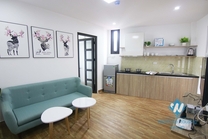 Spacious one bedroom apartment for rent on in Cau Giay