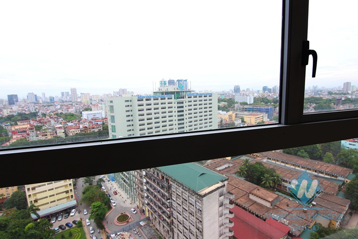 Waiting to be funished apartment for rent in Vinhomes Nguyen Chi Thanh, Ha Noi