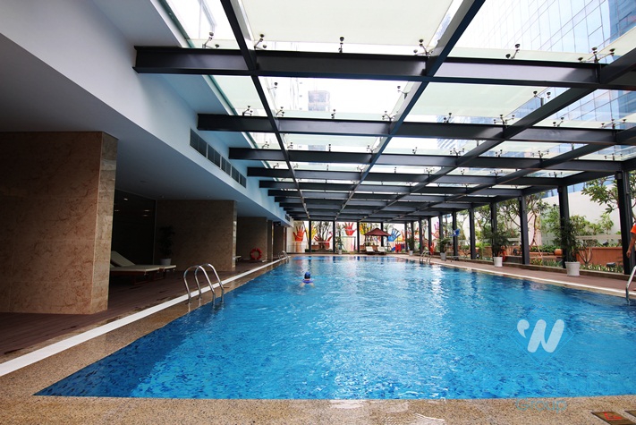 Waiting to be funished apartment for rent in Vinhomes Nguyen Chi Thanh, Ha Noi