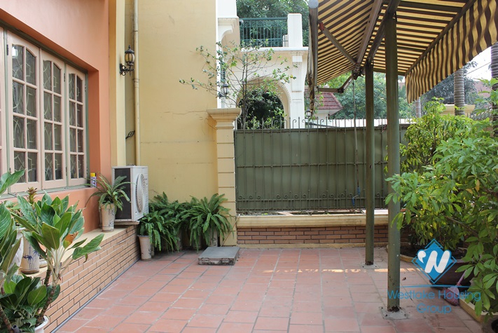 Nice corner house for rent in Westlake Tay Ho, Hanoi