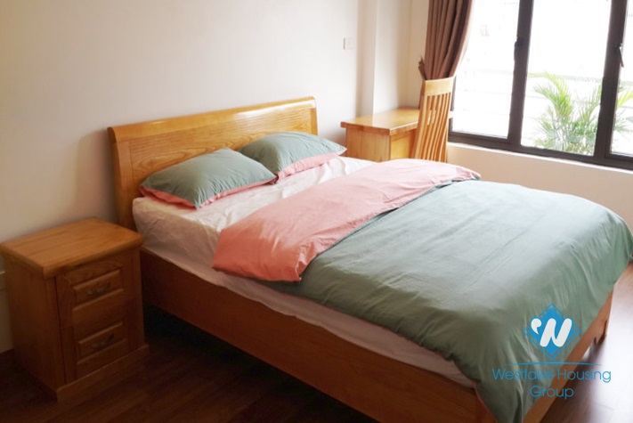 Separate 01 bedroom apartment for rent in Hoang Quoc Viet St, Cau Giay District, Hanoi.