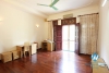 Small house with lake view available for rent on Au Co street, Tay Ho, Hanoi, fully furnished.