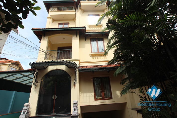 Furnished house with swimming pool available for rent  in Tay Ho district, Hanoi