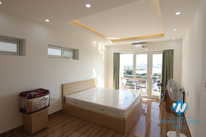 New one bedroom apartment with lake view for rent in Tay Ho area 
